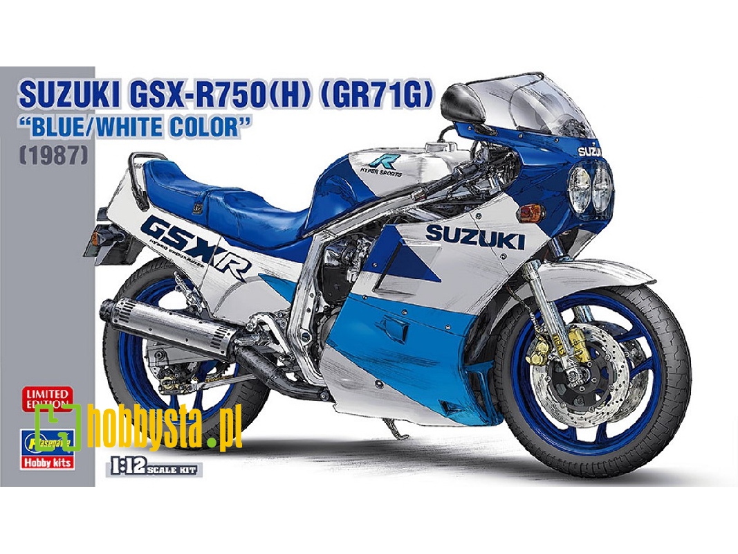 Suzuki Gsx-r750(H) (Gr71g) Blue/White Color (1987) - zdjęcie 1