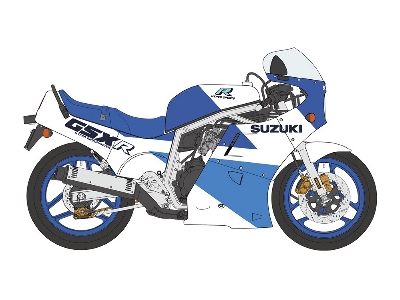 Suzuki Gsx-r750(H) (Gr71g) Blue/White Color (1987) - zdjęcie 2