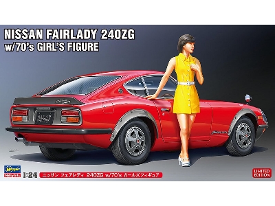 52339 Nissan Fairlady 240zg W/70's Girl's Figure - zdjęcie 1