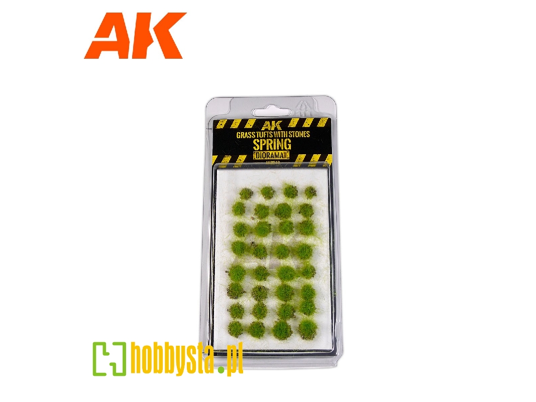 Grass With Stones Spring Tuffs 6mm - zdjęcie 1 Grass With Stones Spring Tuffs 6mm - zdjęcie 1