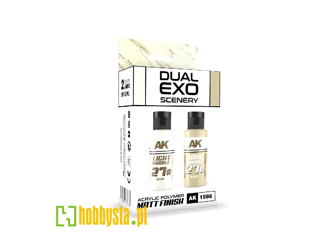 Ak 1586 27a Light Marble & 27b Dark Marble - Dual Exo Scenery Set 27 - zdjęcie 1 Ak 1586 27a Light Marble & 27b Dark Marble - Dual Exo Scenery Set 27 - zdjęcie 1
