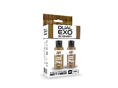 Ak 1583 24a Light Wood & 24b Dark Wood - Dual Exo Scenery Set 24 - zdjęcie 1