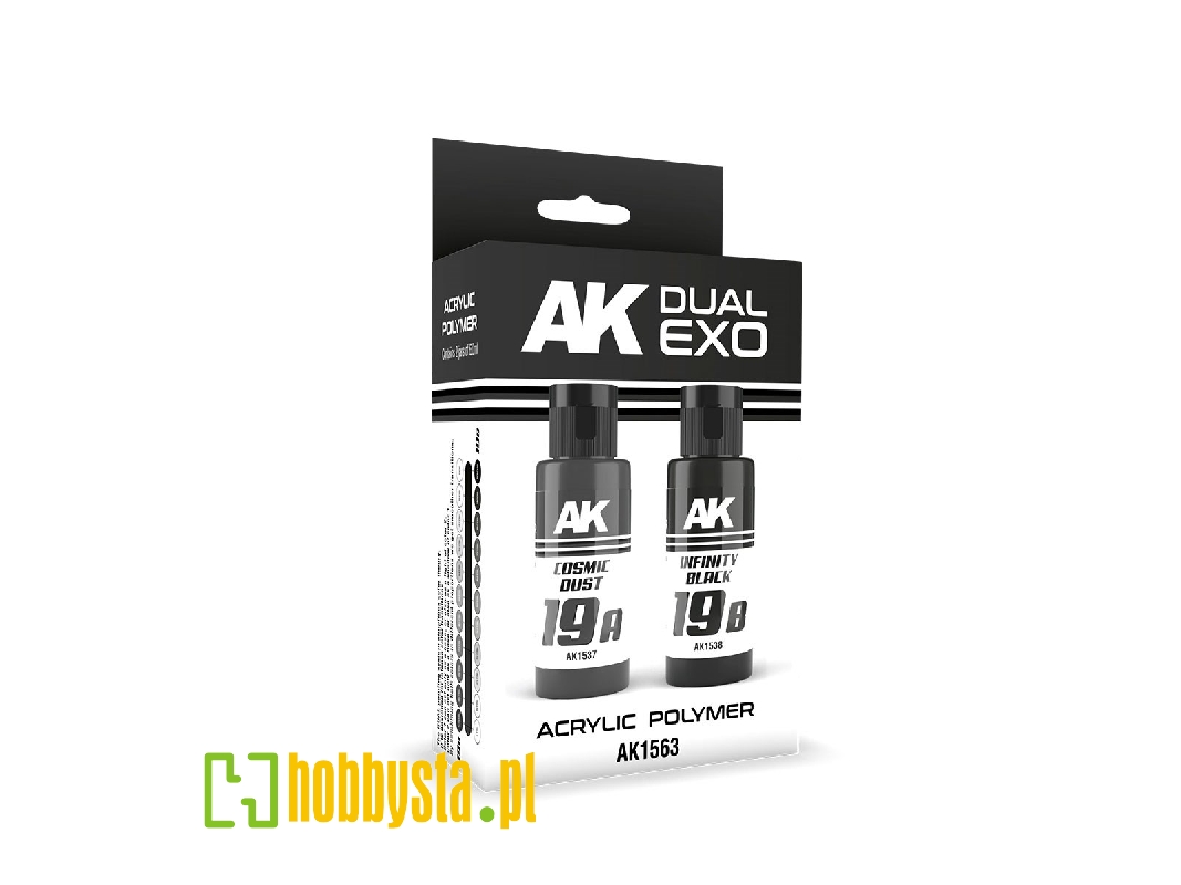 Ak 1563 19a Cosmic Dust & 19b Infinity Black - Dual Exo Set 19 - zdjęcie 1