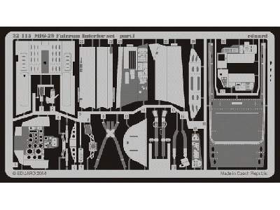  MiG-29 Fulcrum interior 1/32 - Revell - blaszki - zdjęcie 2