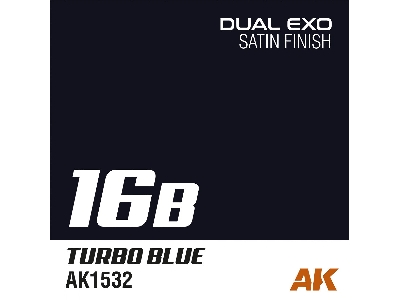 Ak 1560 16a Blue Bolt & 16b Turbo Blue - Dual Exo Set 16 - zdjęcie 4