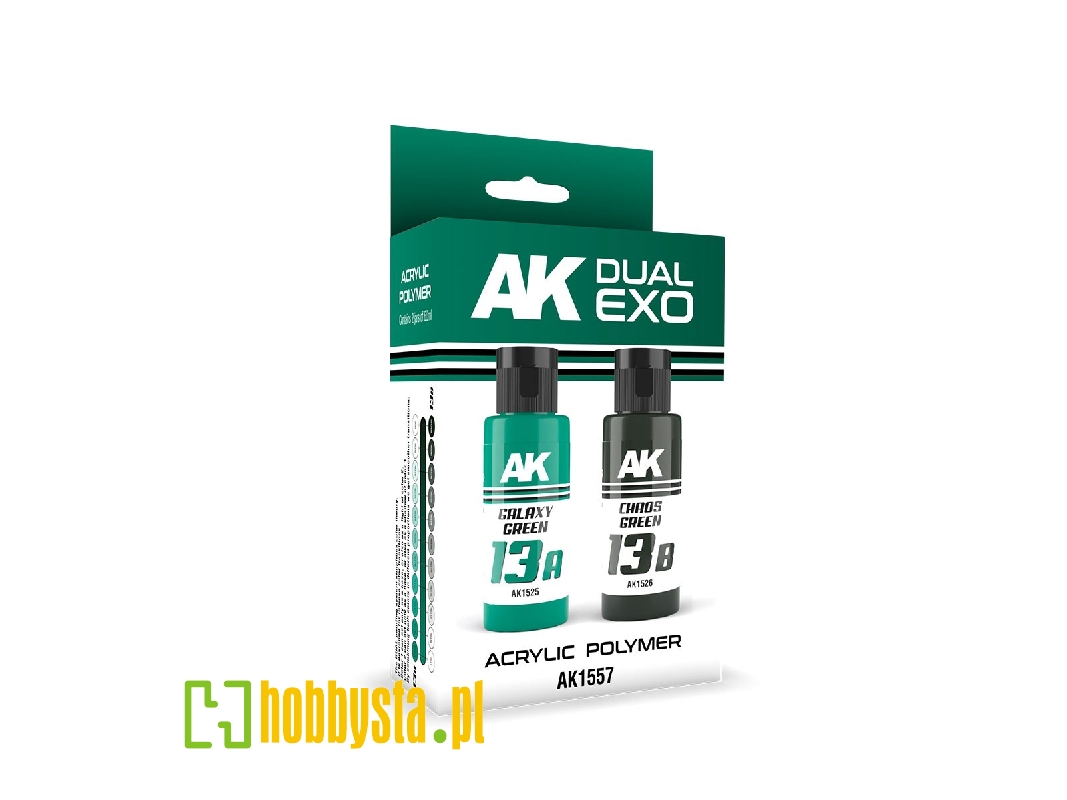 Ak 1557 13a Galaxy Green & 13b Chaos Green - Dual Exo Set 13 - zdjęcie 1