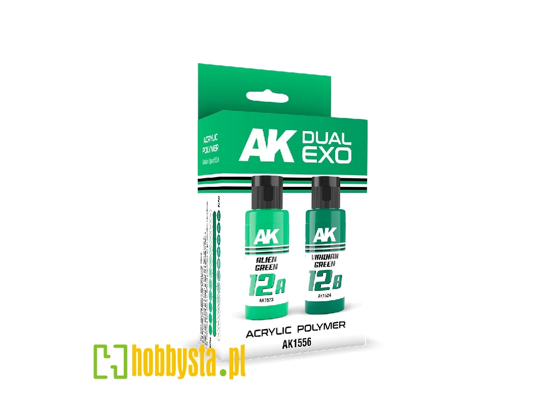 Ak 1556 12a Alien Green & 12b Viridian Green - Dual Exo Set 12 - zdjęcie 1