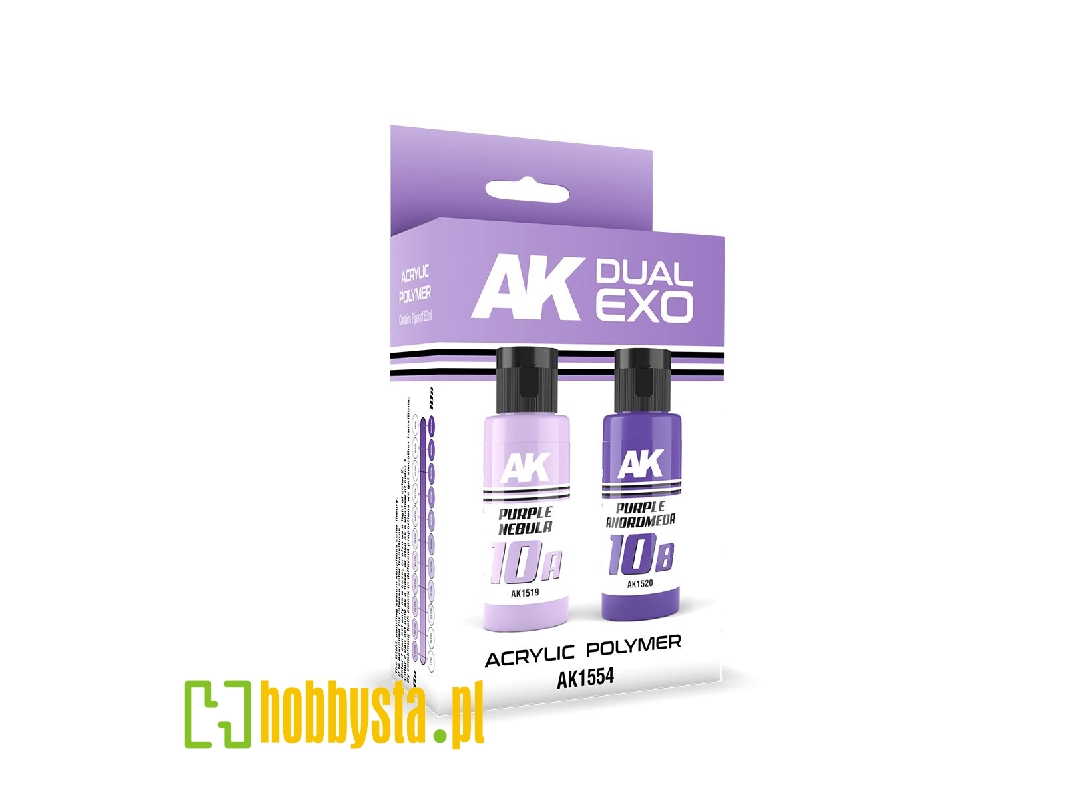 Ak 1554 10a Purple Nebula & 10b Purple Andromeda - Dual Exo Set 10 - zdjęcie 1 Ak 1554 10a Purple Nebula & 10b Purple Andromeda - Dual Exo Set 10 - zdjęcie 1
