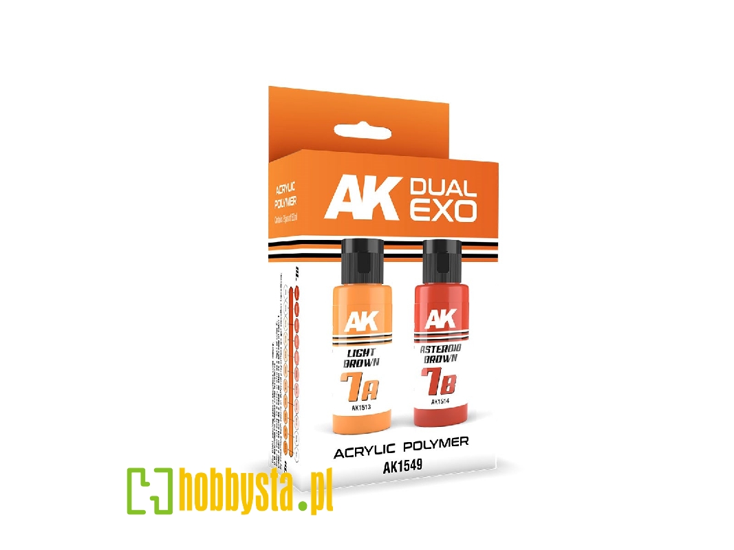 Ak 1549 7a Light Brown & 7b Asteroid Brown - Dual Exo Set 7 - zdjęcie 1