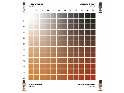 Ak 1549 7a Light Brown & 7b Asteroid Brown - Dual Exo Set 7 - zdjęcie 2