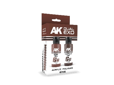 Ak 1548 6a Oxide Red & 6b Propeller Fire - Dual Exo Set 6 - zdjęcie 1