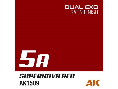 Ak 1547 5a Supernova Red & 5b Dirty Red - Dual Exo Set 5 - zdjęcie 3