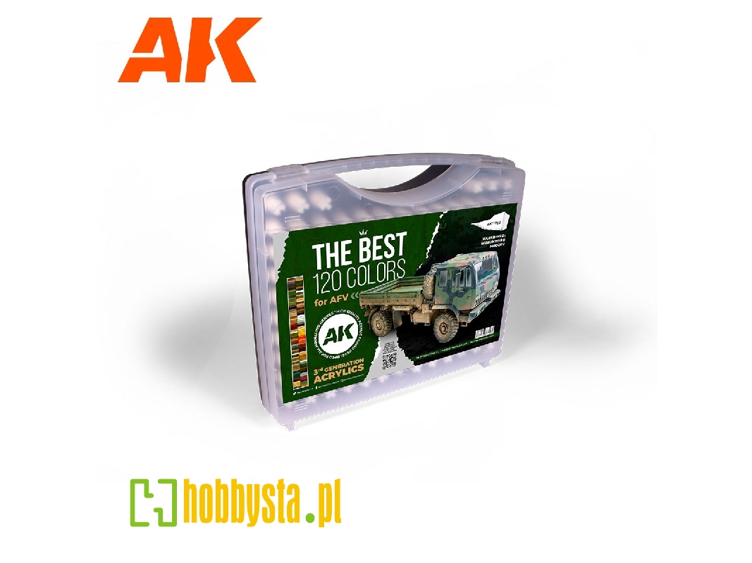 Ak 11705 3g Plastic Briefcase 120 Afv Colors Set - zdjęcie 1 Ak 11705 3g Plastic Briefcase 120 Afv Colors Set - zdjęcie 1