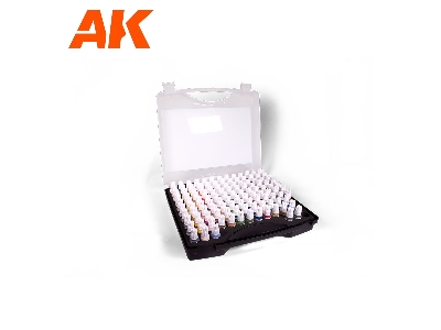 Ak 11704 3g Plastic Briefcase 120 Figure Colors Set - zdjęcie 3