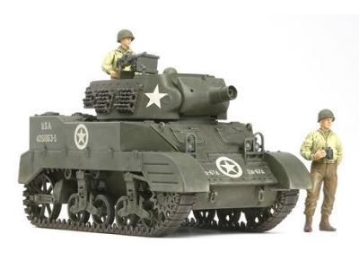 Us Howitzer Motor Carriage M8 - Awaiting Orders W/3 Figures - zdjęcie 1