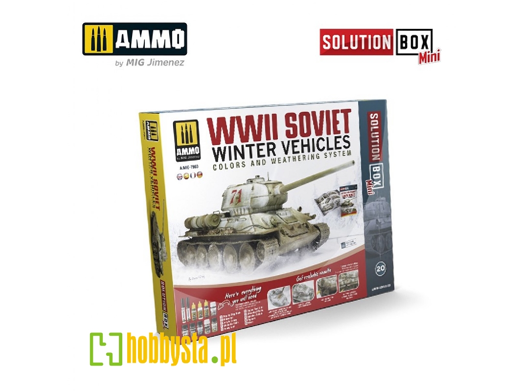 A.Mig 7903 Wwii Soviet Winter Vehicles Colors And Weathering System - zdjęcie 1 A.Mig 7903 Wwii Soviet Winter Vehicles Colors And Weathering System - zdjęcie 1