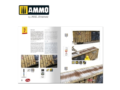 A.Mig R-1201 Ammo Rail Center Solution Box Mini 02 - American Trains. All Weathering Products - zdjęcie 2