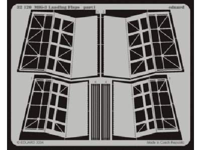  MiG-3 landing flaps 1/32 - Trumpeter - blaszki - zdjęcie 1
