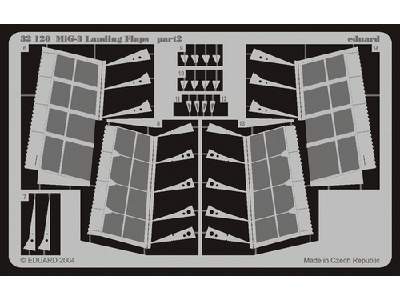  MiG-3 landing flaps 1/32 - Trumpeter - blaszki - zdjęcie 3