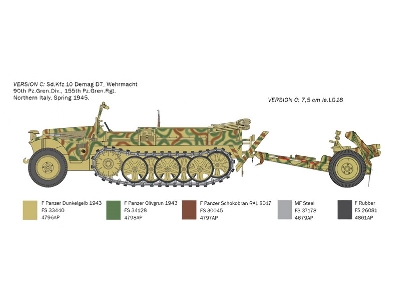 Sd. Kfz. 10 Demag D7 z działem piechoty 7,5 cm leIG 18 i obsługą - zdjęcie 6