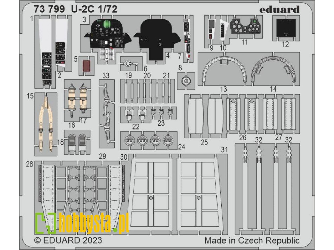 U-2C 1/72 - HOBBY BOSS - zdjęcie 1