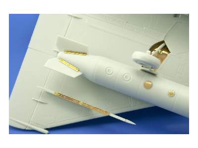  Mirage 2000B/ D/N exterior 1/48 - Kinetic - blaszki - zdjęcie 10