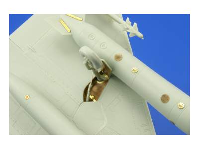  Mirage 2000B/ D/N exterior 1/48 - Kinetic - blaszki - zdjęcie 11