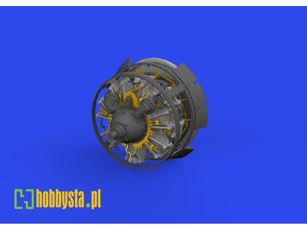 F4F-3 engine late PRINT 1/48 - EDUARD - zdjęcie 1