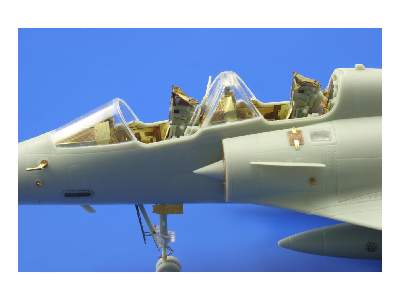  Mirage 2000B interior S. A. 1/48 - Kinetic - blaszki - zdjęcie 7