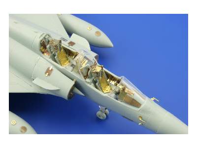  Mirage 2000B interior S. A. 1/48 - Kinetic - blaszki - zdjęcie 2