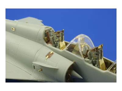  Mirage 2000B interior S. A. 1/48 - Kinetic - blaszki - zdjęcie 5