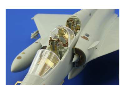  Mirage 2000B interior S. A. 1/48 - Kinetic - blaszki - zdjęcie 6