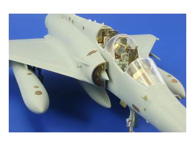  Mirage 2000B interior S. A. 1/48 - Kinetic - blaszki - zdjęcie 8