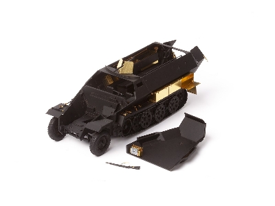 Sd. Kfz.  251/1 Ausf. C side stowage bins 1/35 - ACADEMY - zdjęcie 3