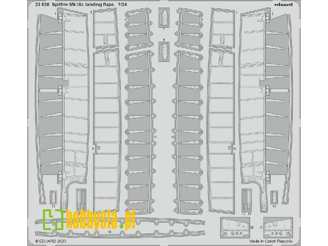 Spitfire Mk. IXc landing flaps 1/24 - AIRFIX - zdjęcie 1