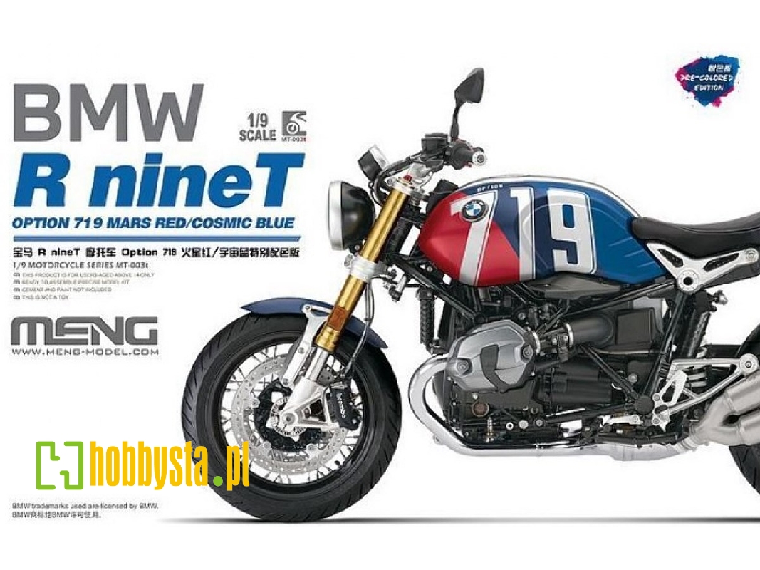 Bmw R Ninet Option 719 Mars Red/Cosmic Blue - zdjęcie 1 Bmw R Ninet Option 719 Mars Red/Cosmic Blue - zdjęcie 1