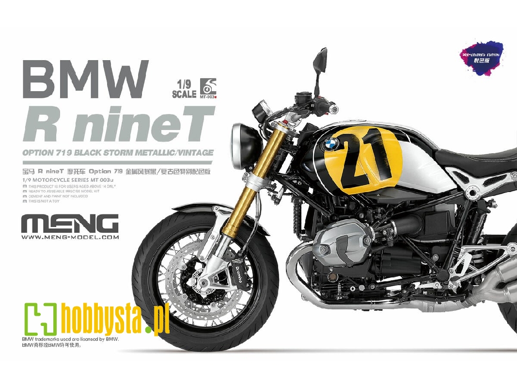 Bmw R Ninet Option 719 Black Storm Metallic/Vintage - zdjęcie 1 Bmw R Ninet Option 719 Black Storm Metallic/Vintage - zdjęcie 1