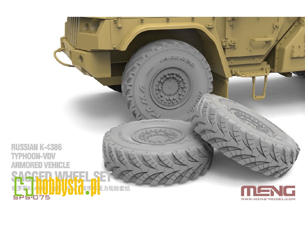 Sagged Wheel Set For Russian K-4386 Typhoon-vdv Armored Vehicle - zdjęcie 1 Sagged Wheel Set For Russian K-4386 Typhoon-vdv Armored Vehicle - zdjęcie 1