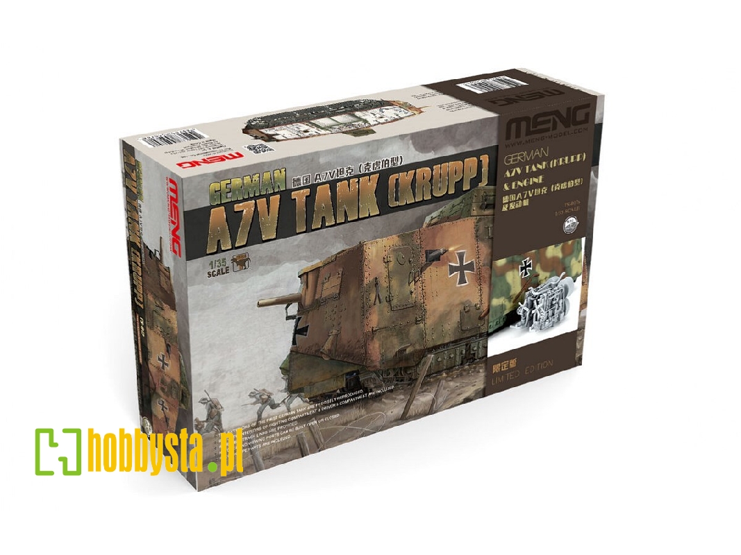 German A7v Tank & Engine (Krupp) Limited Edition - zdjęcie 1