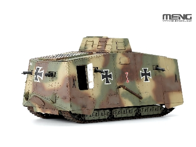 German A7v Tank & Engine (Krupp) Limited Edition - zdjęcie 3