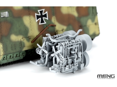 German A7v Tank & Engine (Krupp) Limited Edition - zdjęcie 4