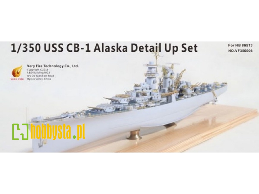 Uss Cb-1 Alaska Detail Up Set (Hobby Boss 86513) - zdjęcie 1