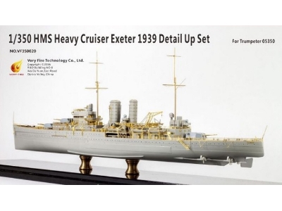 Hms Heavy Cruiser Exeter 1939 Detail Up Set (Trumpeter 05350) - zdjęcie 1