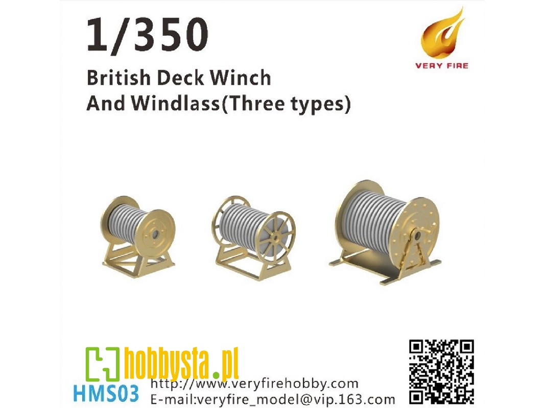 British Deck Winch And Windlass (3 Types, 23 Sets) - zdjęcie 1 British Deck Winch And Windlass (3 Types, 23 Sets) - zdjęcie 1