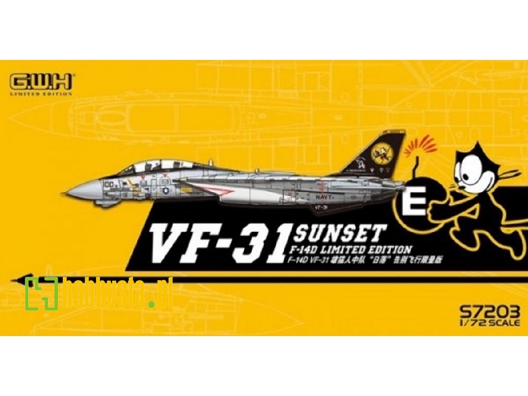 Vf-31 Sunset F-14d Limited Edition (G.W.H) - zdjęcie 1 Vf-31 Sunset F-14d Limited Edition (G.W.H) - zdjęcie 1