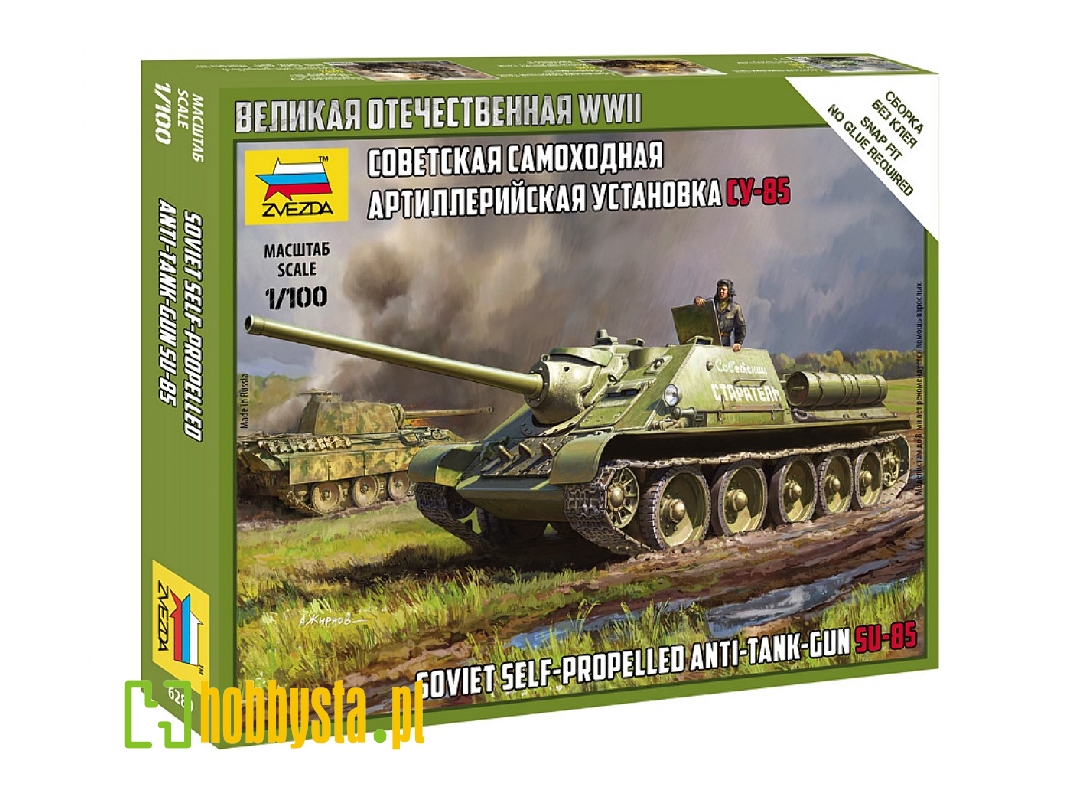 Sowiecki niszczyciel czołgów SU-85 - zdjęcie 1 Sowiecki niszczyciel czołgów SU-85 - zdjęcie 1