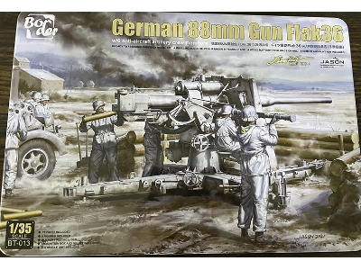 German 88mm Gun Flak 36 W/ 6 Crew Members - zdjęcie 18