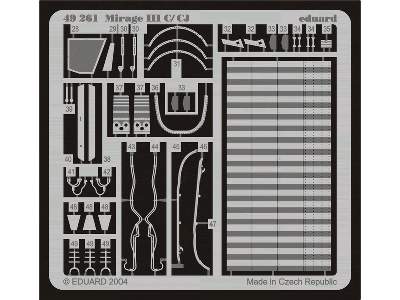  Mirage IIIC 1/48 - Eduard - blaszki - zdjęcie 3