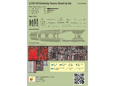 Ijn Battleship Yamato Detail Up Set (For Arii) - zdjęcie 2