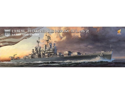 Uss Birmingham Cl-62 Deluxe Kit Edition - zdjęcie 1